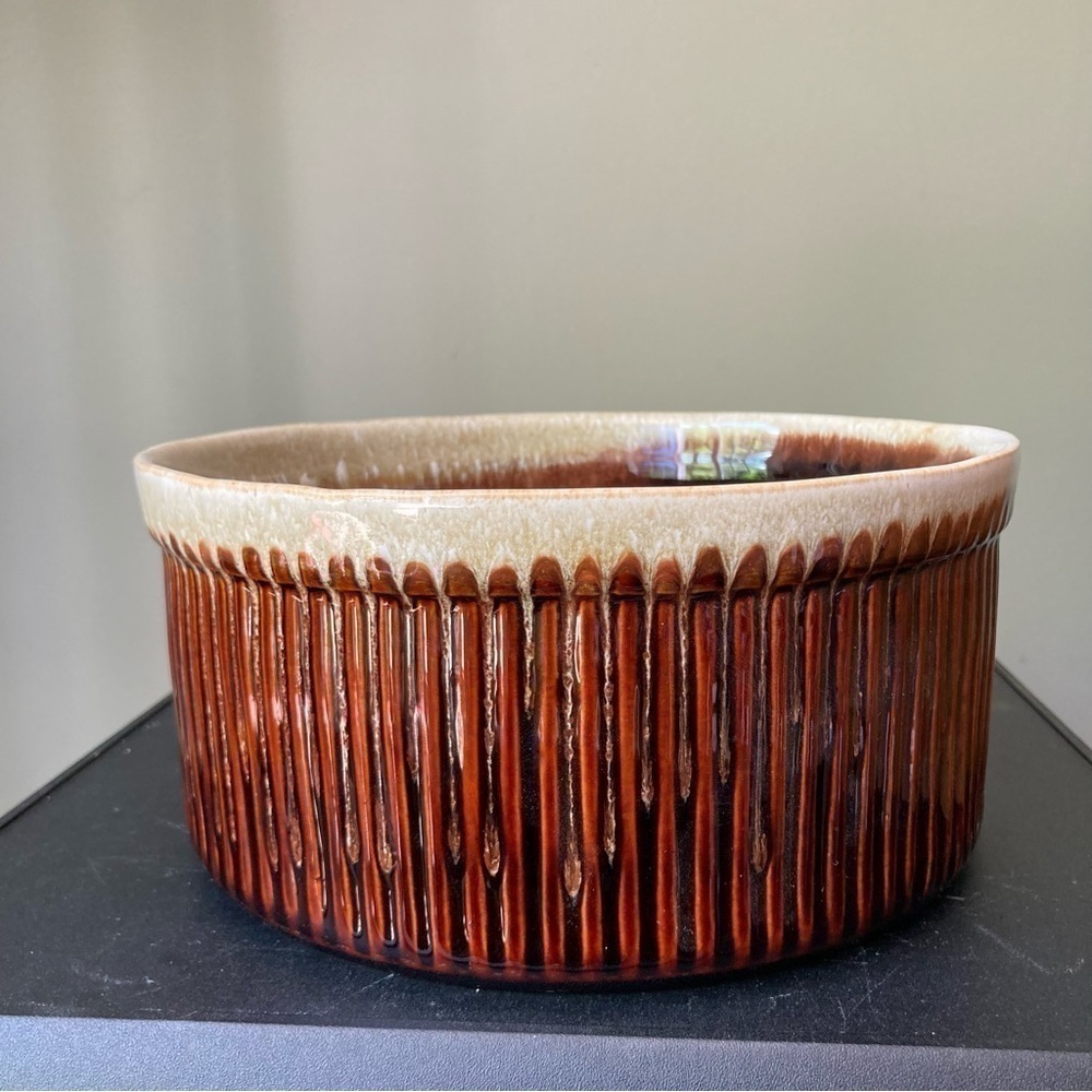 Pfaltzgraff | Vintage Drip Glazed Soufflé Ceramic Casserole Dish 388